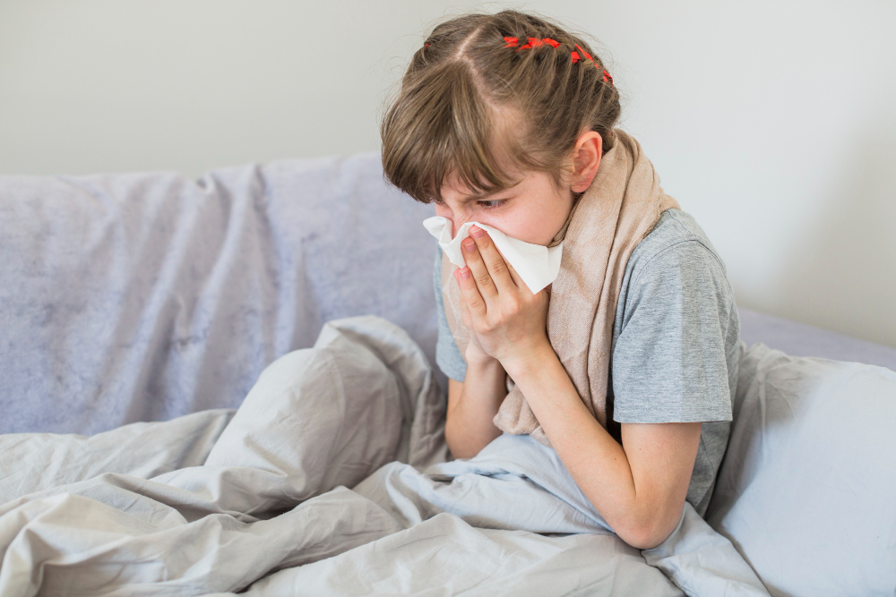 Read more about the article Flu in Children: Symptoms, Causes, Diagnosis, Treatment, and Prevention